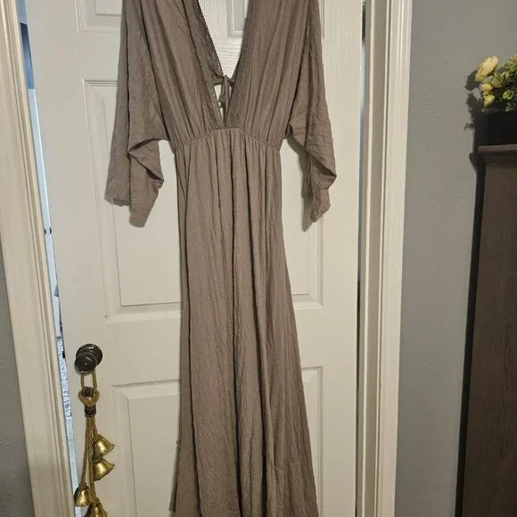 Free People Gray Maxi Dress - Picture 8 of 13